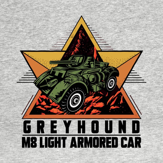 M8 ARMORED CAR GREYHOUND by theanomalius_merch